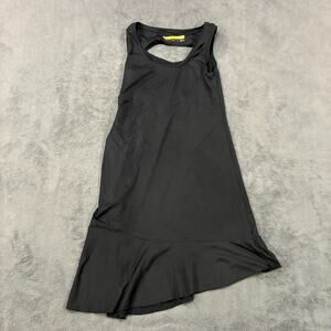 Lole Olena Black Sleeveless Asymmetrical Dress Casual Travel Wear Women’s Size M